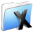 Aqua Stripped Folder System Icon 48x48 png